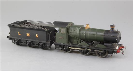 A Class 22 tender locomotive 0-6-0 GWR, green livery, number 2258, 3 rail, overall 39cm, boxed